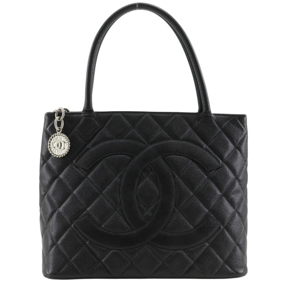 CHANEL Handbags - Chanel Medallion Tote Bag (A01804), a reissue tote bag made of caviar leather...